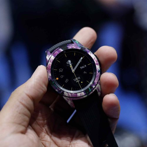 Samsung_Galaxy Watch 42mm_Purple_Flower_4